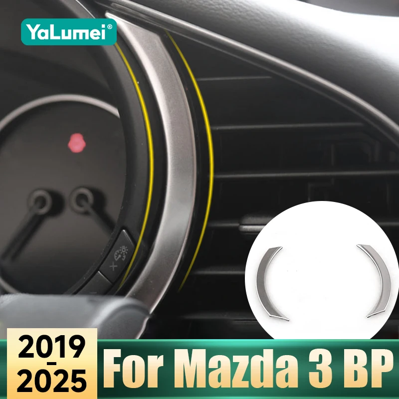 Für Mazda 3 BP 2019 2020 2021 2022 2023 2024 2025 Auto Dashboard Konsole Instrument Panel Gauge Abdeckung Trim Aufkleber zubehör