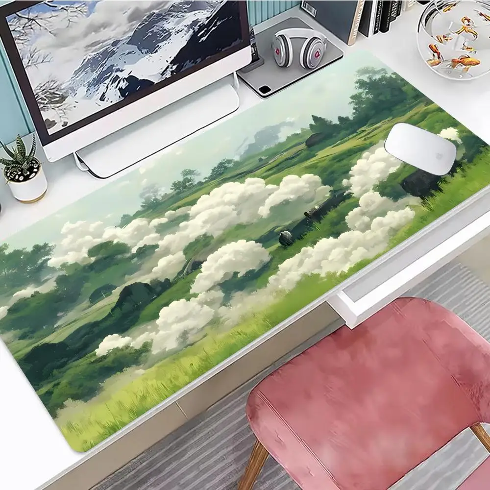 Cloud Depth Mouse Pad Cute HD Mousepad Pad Extended Gaming Keyboard  LargeMousepad 90x40cm XXL Gamer Mousepad