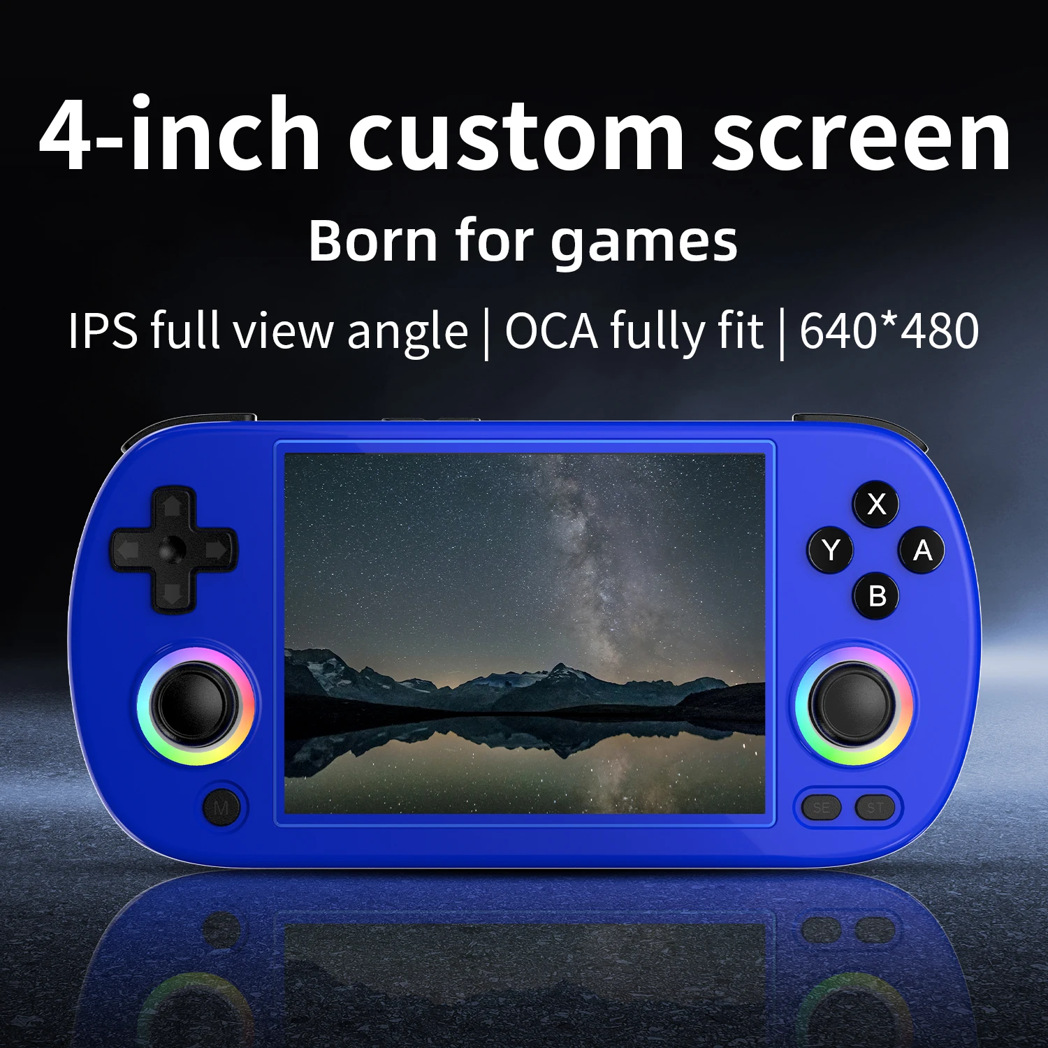 New RG40XXH Landscape Retro Portable Game Game Console 4.0 Inch Twin Stick Ambient Light WIFI HDMI Connection TV Game Gifts