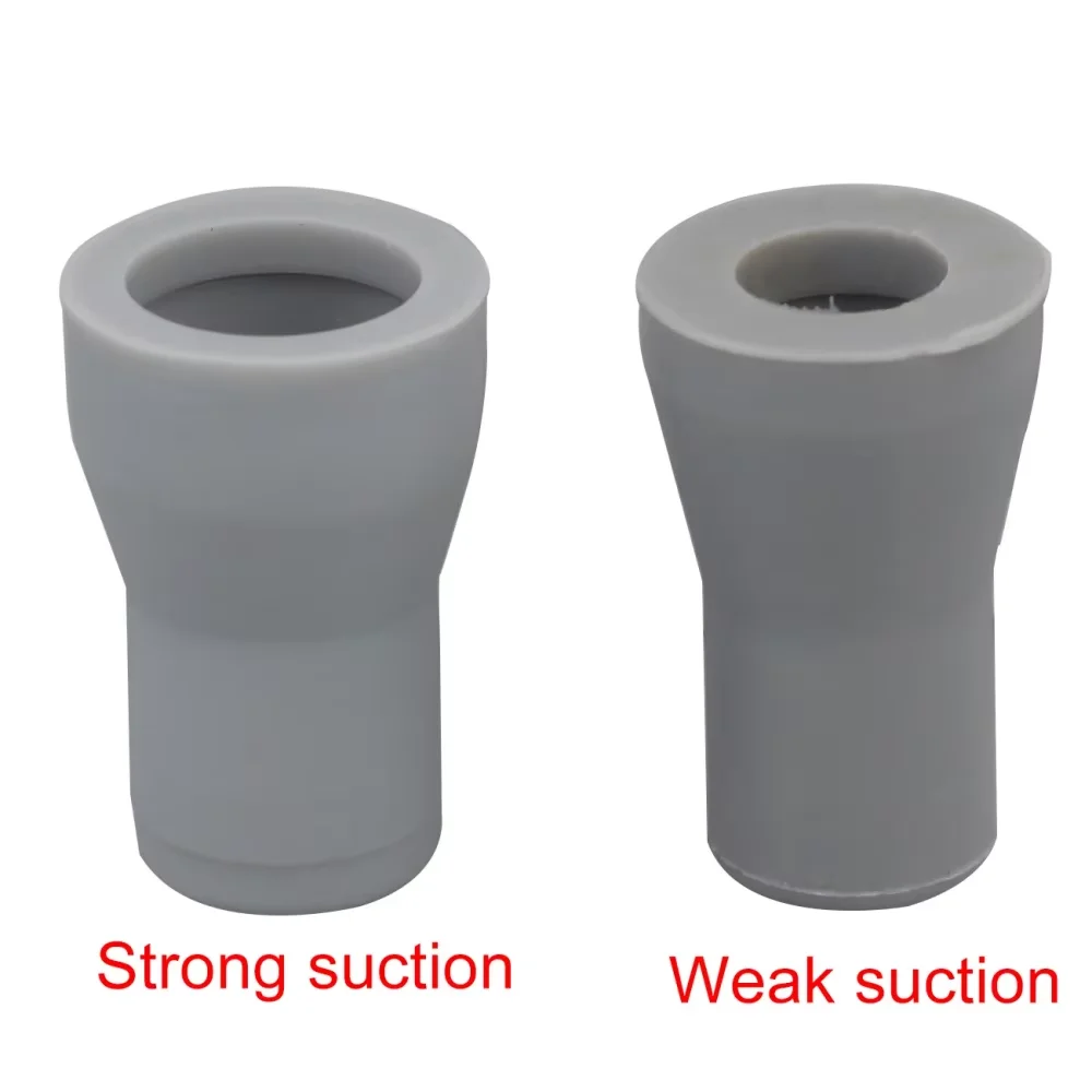 JUMTOP 10Pcs Dental Saliva Ejector Weak Suction Rubber Snap Tip Adapter Replacement Dental Chair Unit Accessories