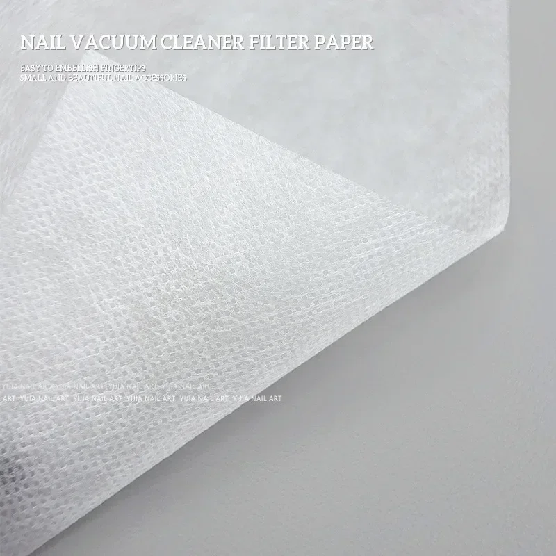 Nail Vacuum Filter Paper Filter White Dust Collector Replace Nail Vacuuming Ultra-thin Cleaner Filter Non Woven Fabric Cotton