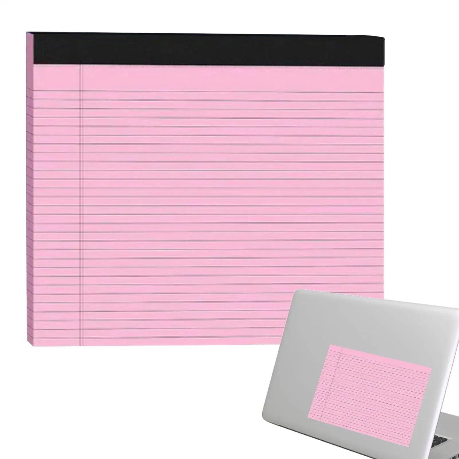 Blocs-notes juridiques colorés 11x9,5 pouces, lignés, 30 feuilles, pour avocats, procureurs, paralegals, étudiants et professionnels