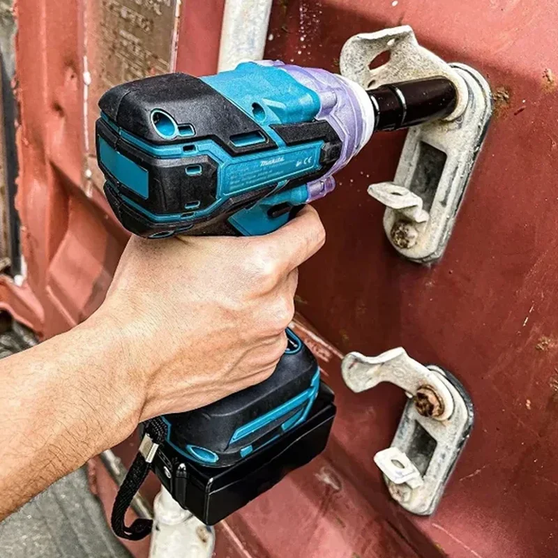 Makita DTW600-llave de impacto sin escobillas, herramienta eléctrica de alto Torque, 18V, para batería Makita de 18V