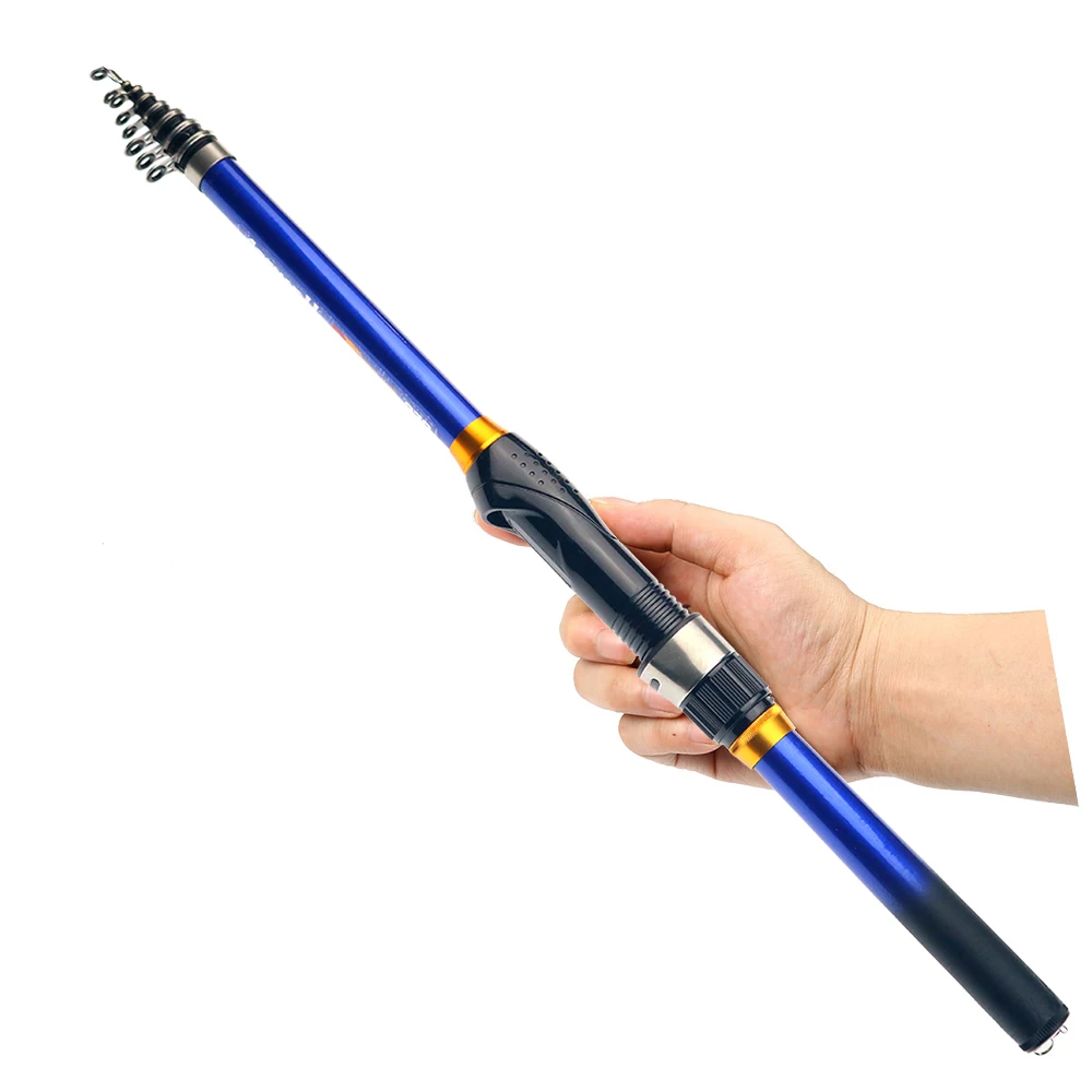 

JOSBY Telescopic Rock Fishing Rod Spinning Fly Carp Feeder Carbon Fiber Pesca 1.5M 1.8M 2.1M-3M Mini Portable Travel Poles