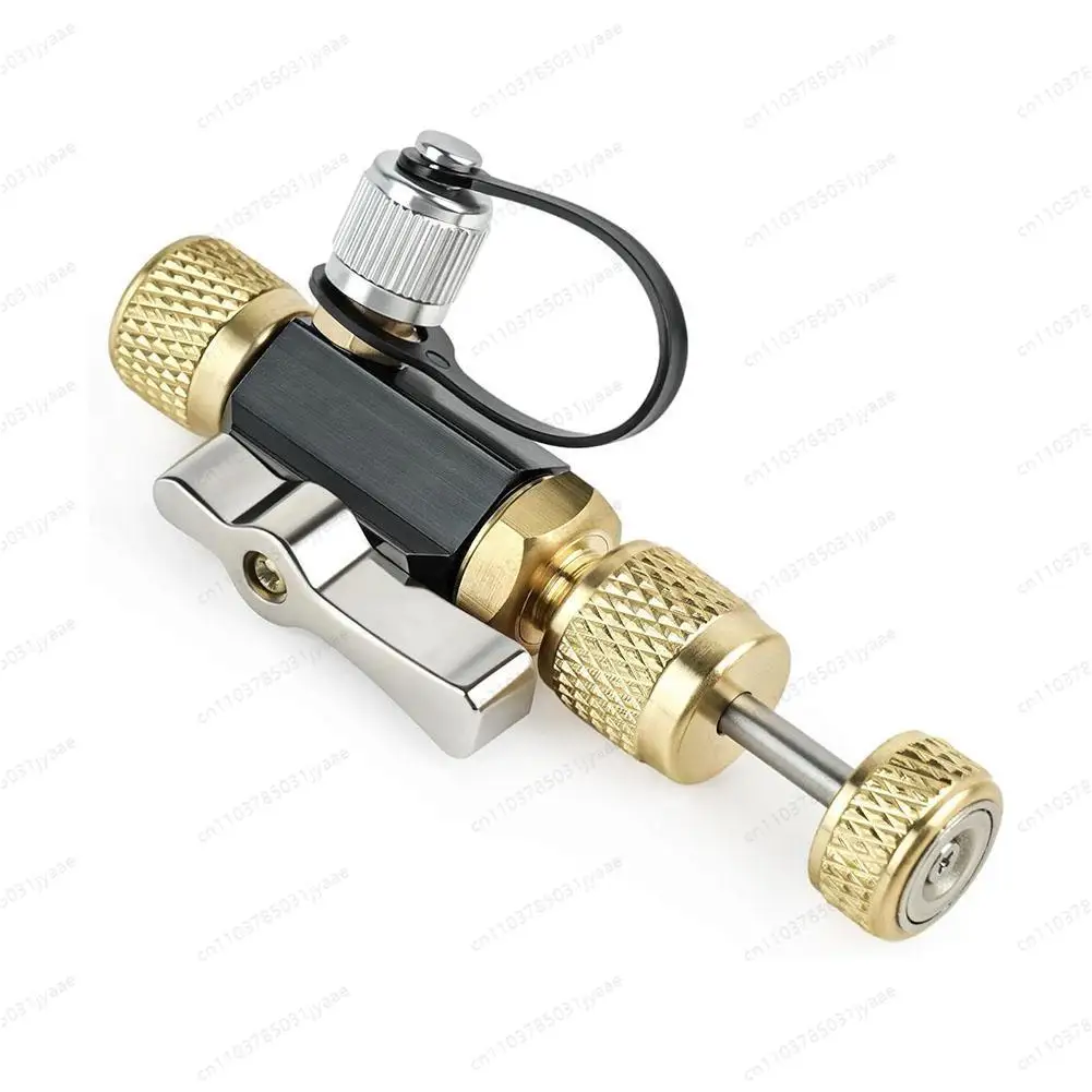 VCR1 Valve Core Loading and Unloading Wrench, Refrigeration Valve Core Quick Removal, Anti-injury and Leakage Safe Replacement