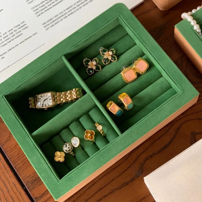 

Деревянный лоток для демонстрации ювелирных изделий, женские серьги, кольца, органайзер, лоток для хранения ювелирных изделий, лотки для хранения ожерелья, подвески, реквизит для стрельбы