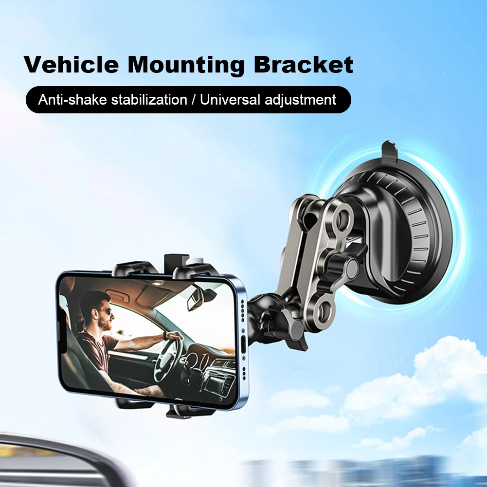 Professional Car Photography Live Shooting Suction Cup Phone Bracket Anti-shake Universal Adjustable Auto Camera Phone Holder