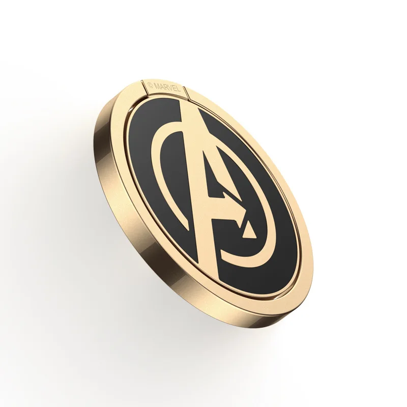 Marvel Comics The Avengers Mobile Phone Ring Bracket Metal 360-degree Rotating Lazy Bracket.