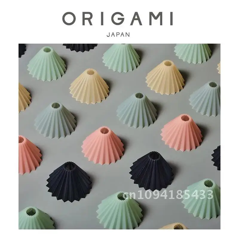 Origami Dripper Air S 1-2 Cups Pour Over Dripper AS Resin Material Heat Resistant Dishwasher Safe Shatterproof Coffee Filter