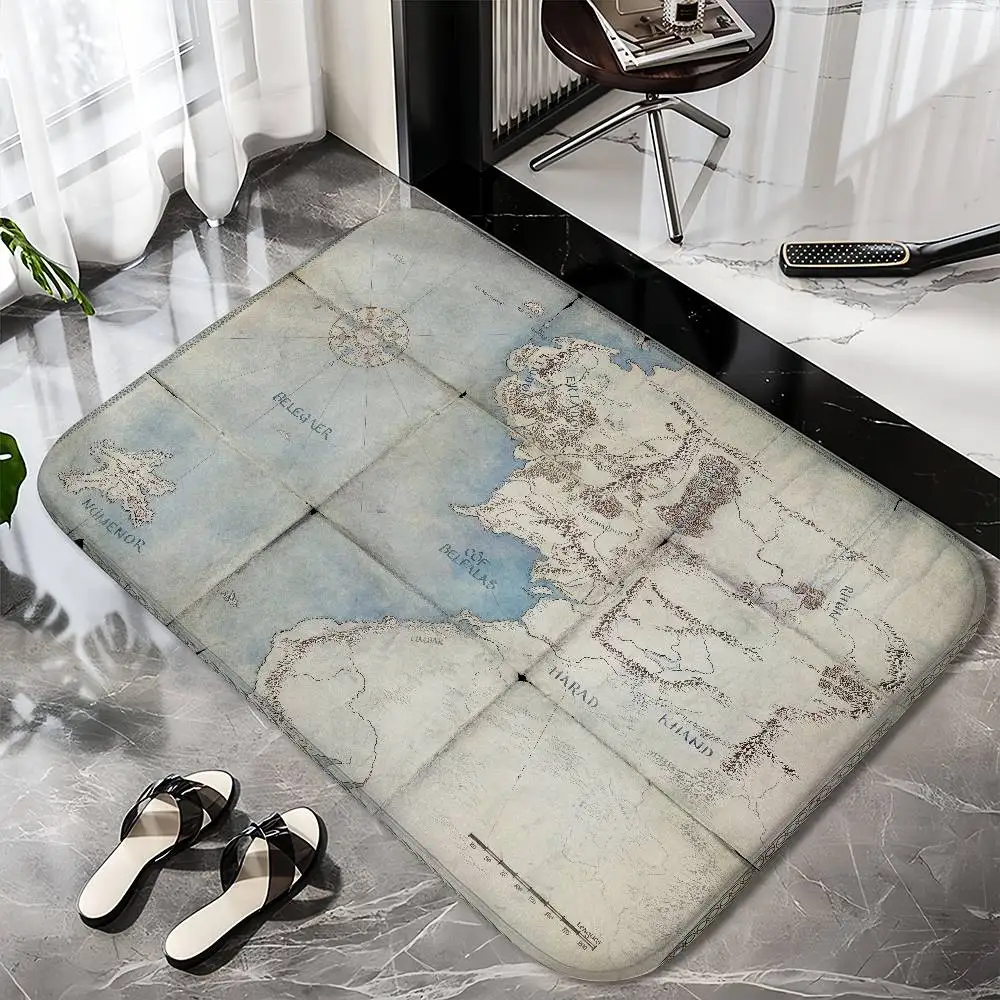 

The Lords Of The R-Rings Floor Mat Printed Large Carpets Room And Bedroom Carpets Bathroom Anti Slip Door MATS Small Carpets