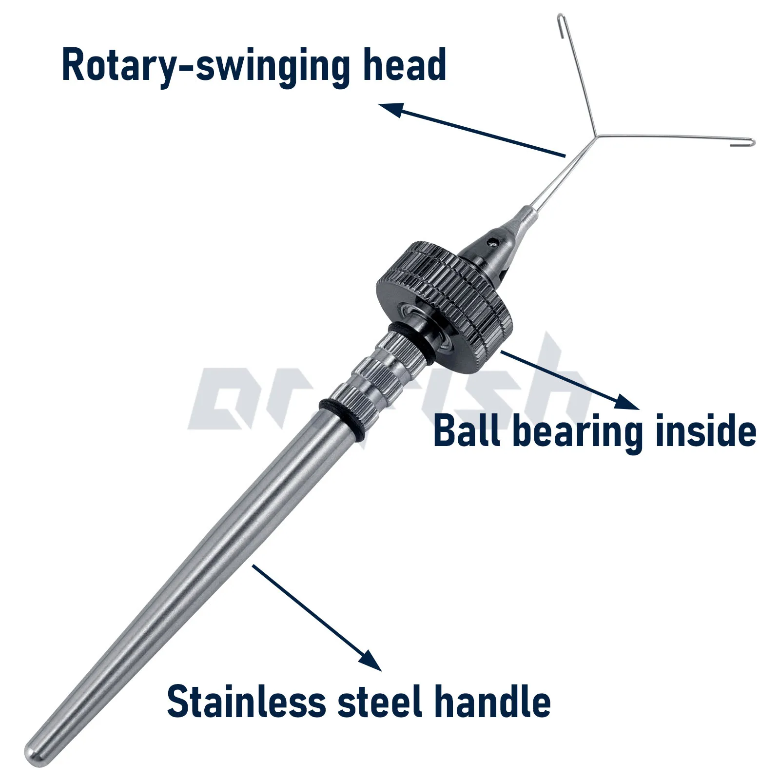 Dr.Fish Dubbing Spinner 90°+360° Acero Inoxidable Atado Moscas - imagen 3