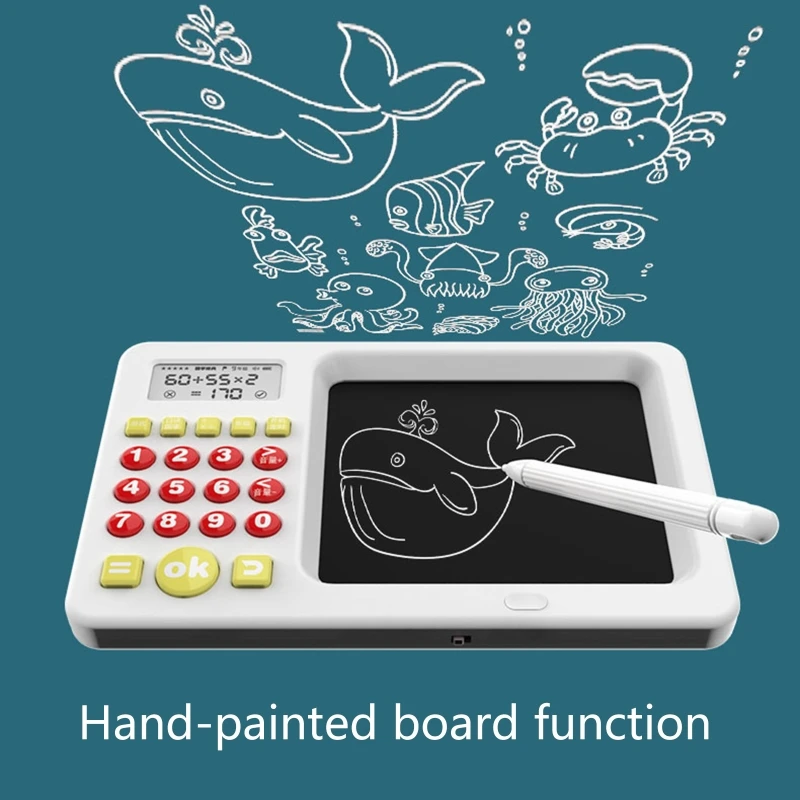 Tablero escritura máquina cálculo del color brillante del instructor mental durable matemáticas