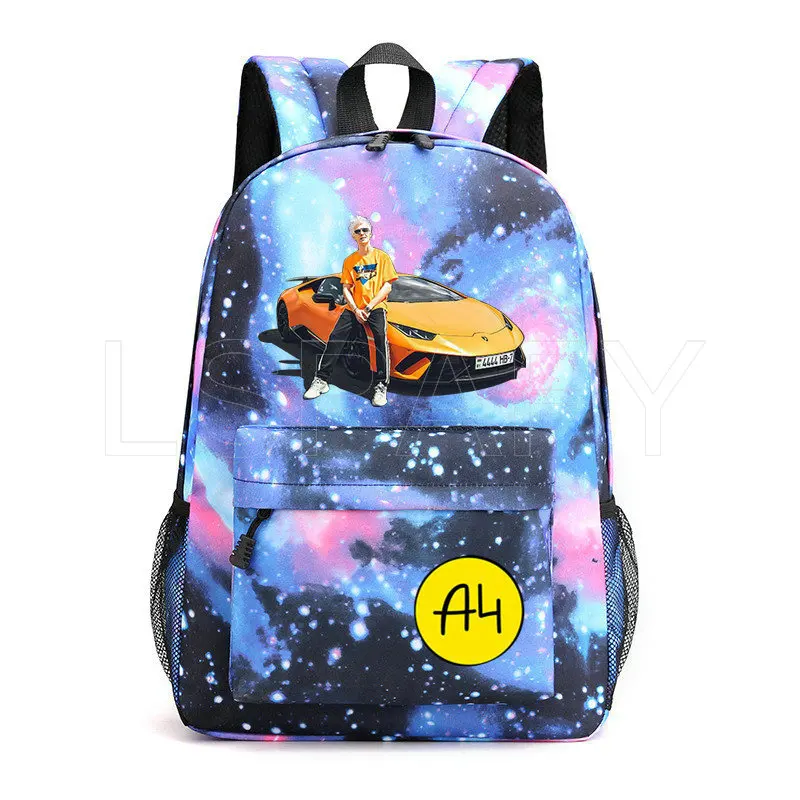 А4 Backpacks Vlad A4 Paper Printing Teenager Boys & Girls Cool School Bag Young Mens & Womens Fashion Traveling Backpack Мерч A4