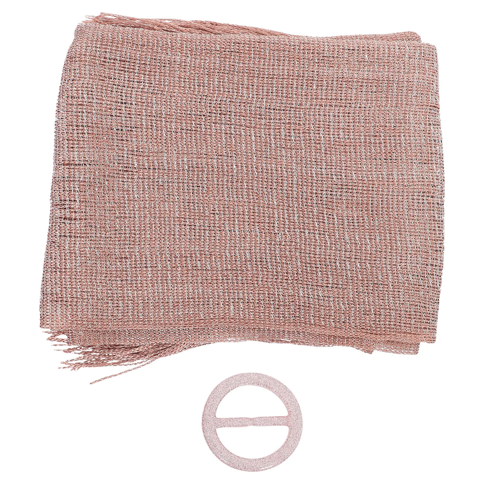 

Wedding Shawl Wrap Sparkling Bridal Cape Buckle Tassel Lightweight Evening Dress Banquet Party Shawl Wedding Wrap