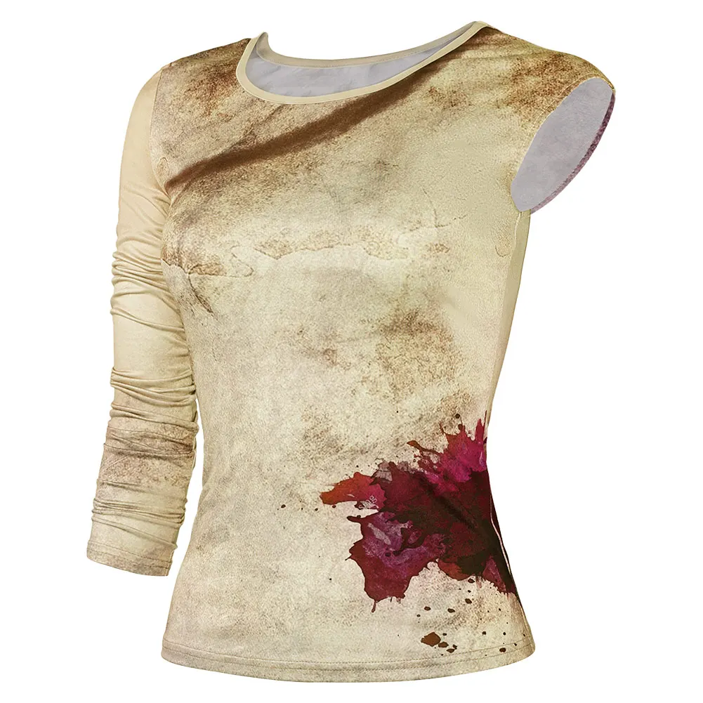 أزياء فوريوسا التنكرية للنساء ، تنكر للهالوين ، بدلة علوية ، ملابس للكبار ، قميص خيالي ، ملحمة ماكس ، فيلم ، Furiosa ،