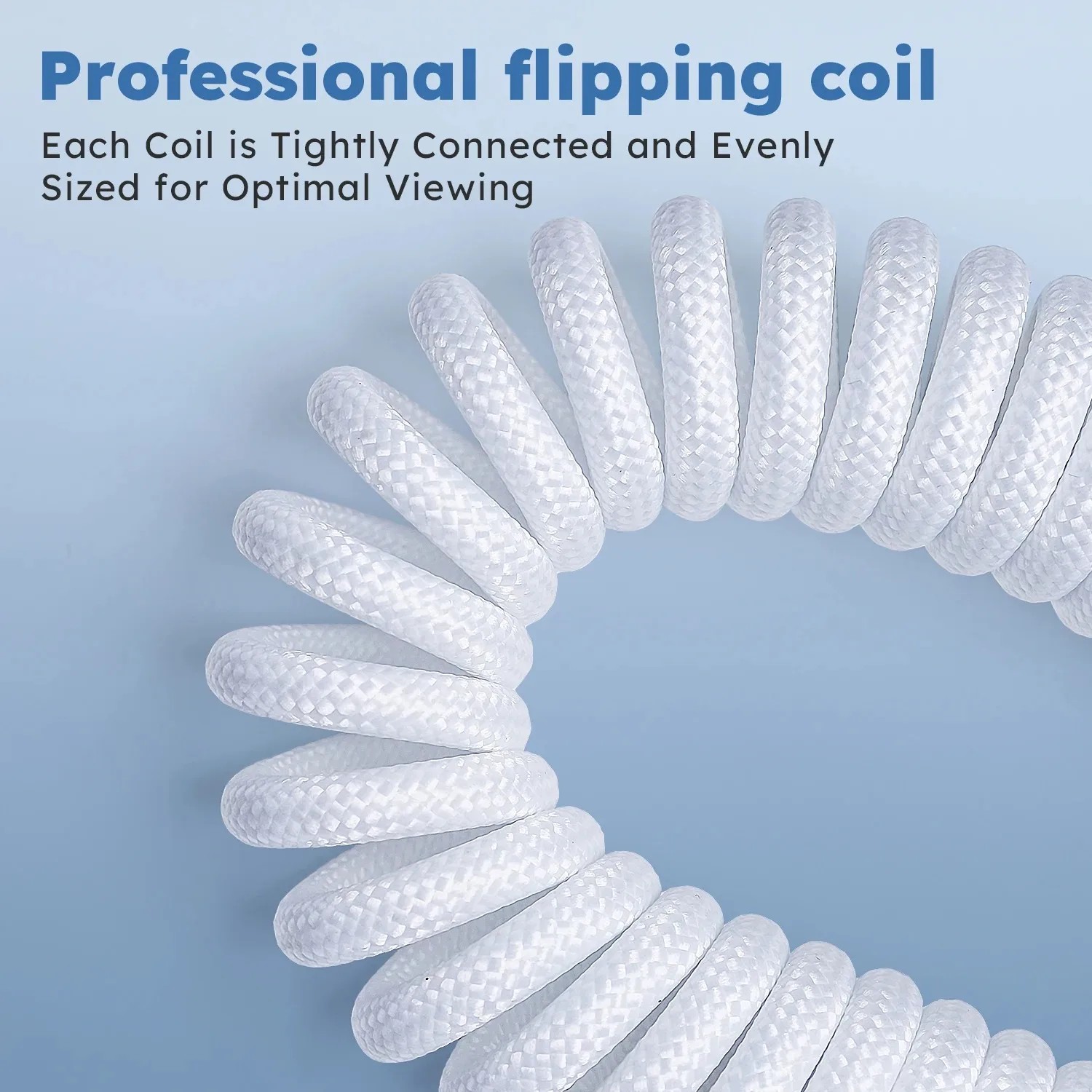 لوحة المفاتيح الميكانيكية ملفوف كابل USB A إلى TYPE-C كابل مضفر مخصص ملفوف الطيران موصل الحبل كابل يو اس بي كمبيوتر مكتبي