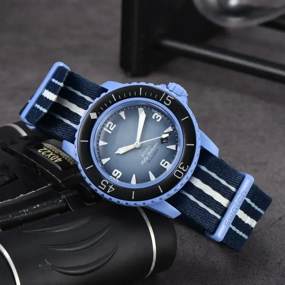 2025 Luxury Minimalistic Men Sports Wristwatch Fashion Men's Watch Nylon Strap Retro Analog Quartz Watches Date Reloj Hombre A+