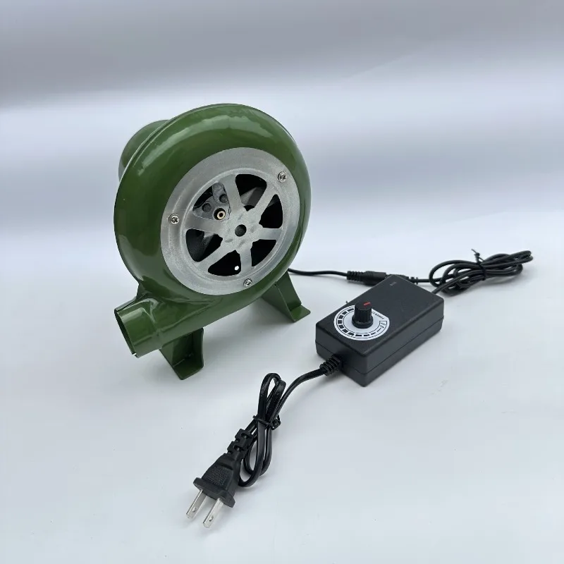 220V blower, small household, high-power, powerful barbecue combustion, blowing carbon wood stove, special hair dryer, mini