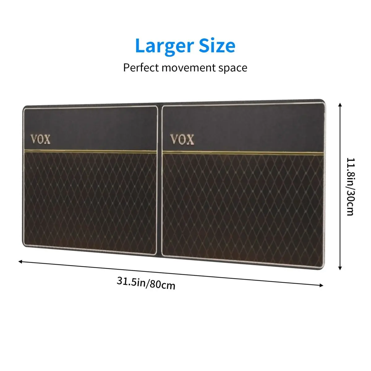 Large Mouse Pad Vox AC30 Amplifier Sticker50 Gamer PC Laptop Mats Keyboard Carpet Computer Gaming Office Accessories Desk Mat