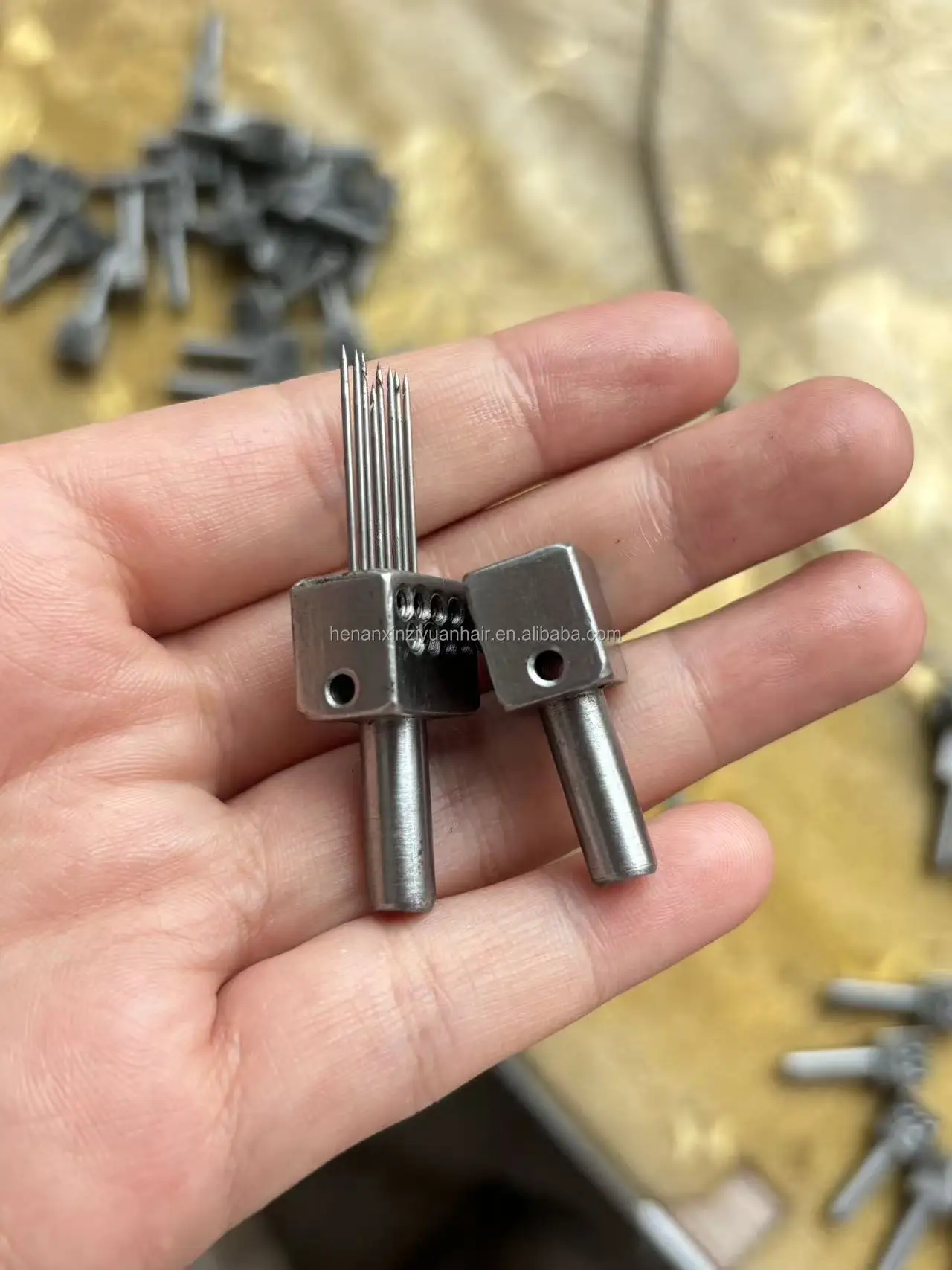 Hair Inject Machine Plus for Making Pu Scalp Wig Inject Human Hair Stands for Manufacture of Male and Female Hand Wig Needle