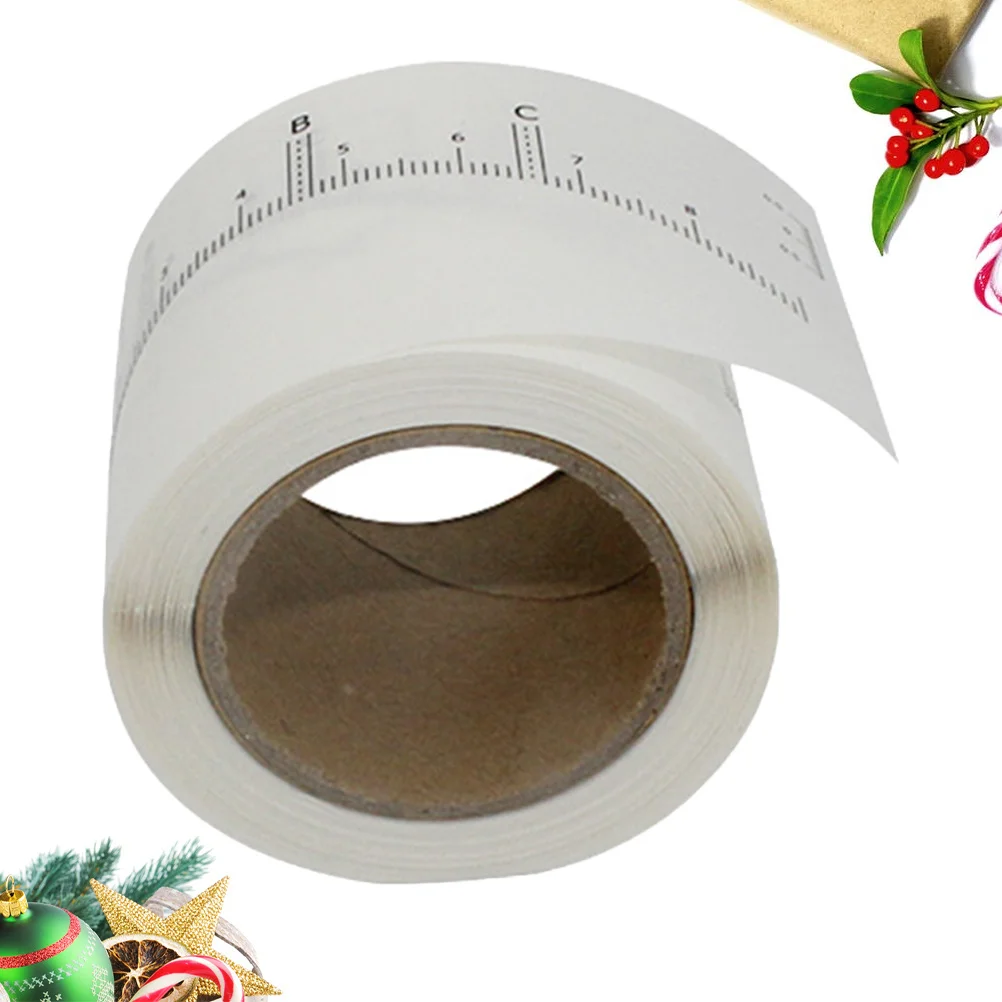 Règle à sourcils Vernier, autocollants jetables, outils de mise en forme des sourcils, mesure du maquillage, Mini étrier, tatouage du visage, jauge de bijoux, 50 pièces