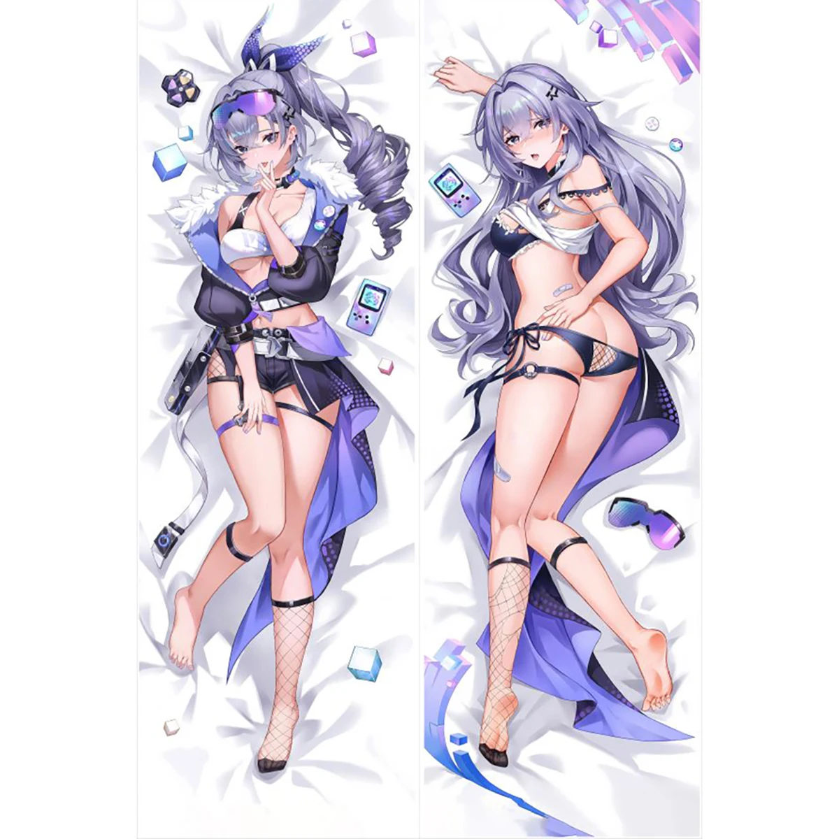 

Dakimakura Honkai: Star Rail Silver Wolf Pillow Case Hugging Anime Body Pillow Cover 2WAY Peachskin Otaku Cosplay Pillowcase