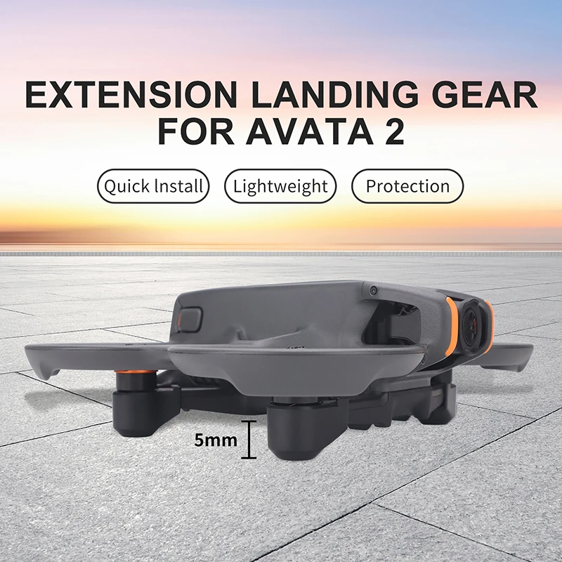 Original Landing Gear Kits for AVATA 2 Height Extended Leg Protector Quick Release Feet Extensions for AVATA 2 Drone Accessories