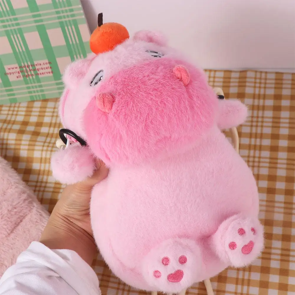 

Phone Pouch Capybara Lulu Plush Crossbody Bag Persimmon Animal Doll Lulu Capybara Doll Bag Large Capacity Cartoon