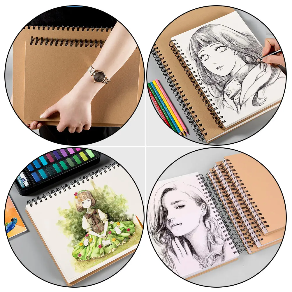 

Lightweight Blank Pencil Painting Notebook Paper for Student Amateur