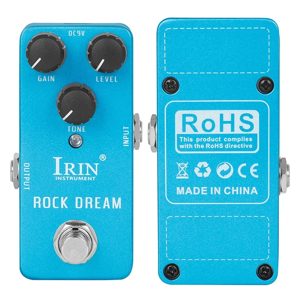 

IRIN RS-03 Rock Dream Guitar Effect Pedal Classic Rock Distortion Effects True Bypass Pedals Electric Guitar Parts & Accessories