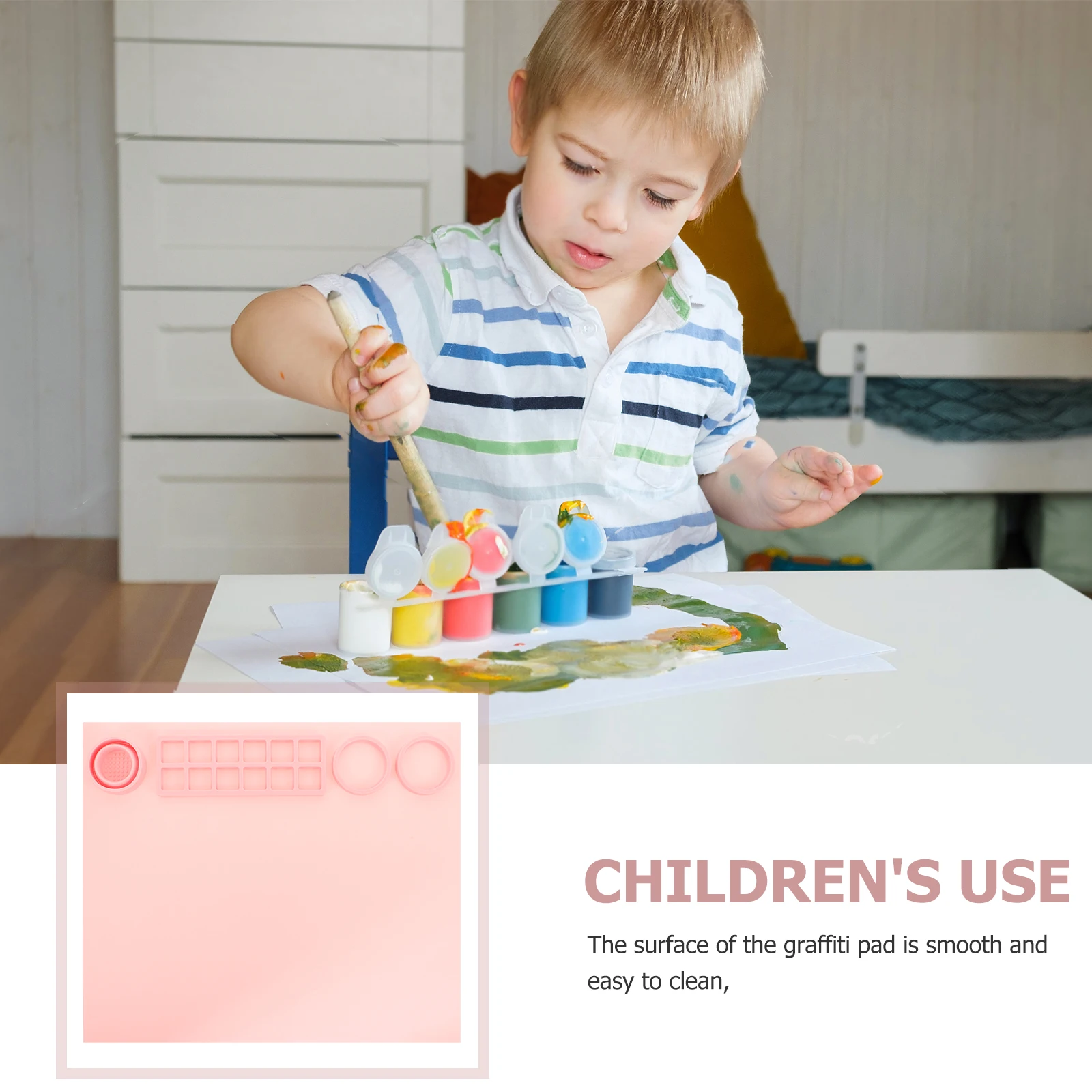 

Silicone Drawing Mat Painting Kids Mats for Craft Non-stick Reusable Jewelry Child