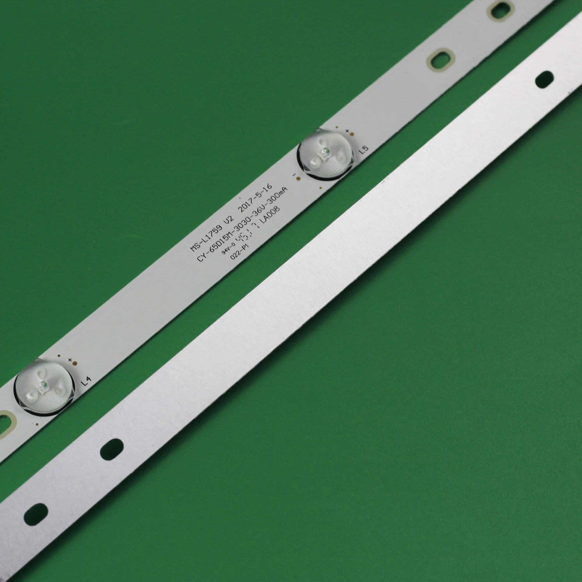 12 قطعة/المجموعة LED Backligh قطاع ل MS-L1759 V2 CY-65D15M-3030-36V-300MA A3 8D65-DAWR-A33612A AX65LEDA88-G/0227 PA650SDD-DK52F1