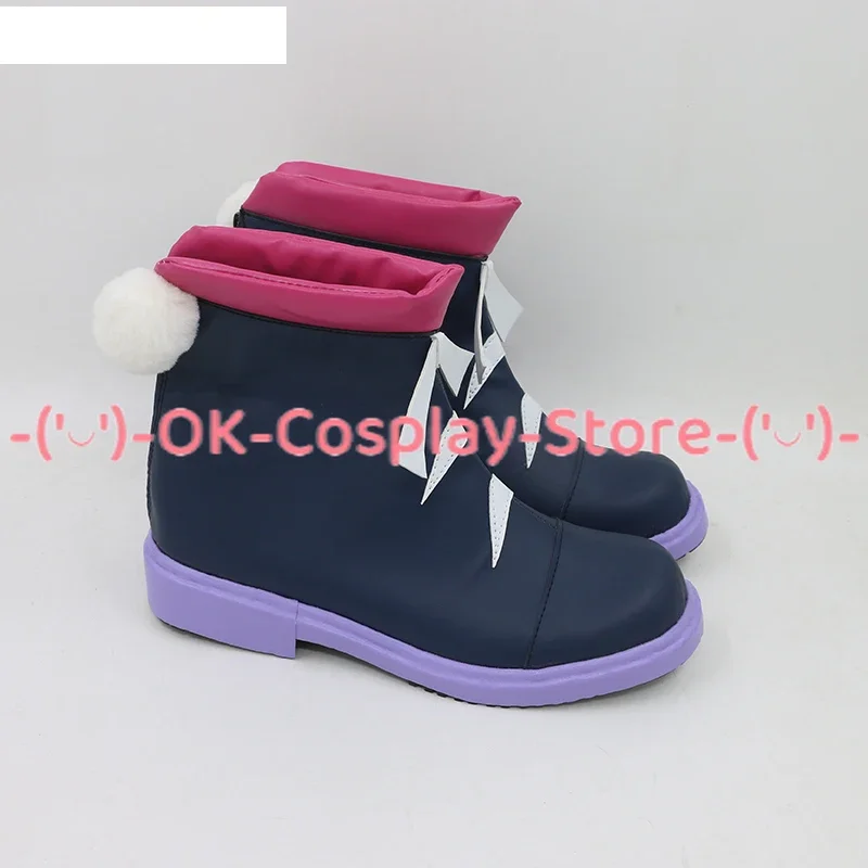 Otsusaka Shion Cosplay Shoes Anime Shadow Verse FLAME Cosplay Prop PU Leather Shoes Halloween Carnival Boots Custom Made