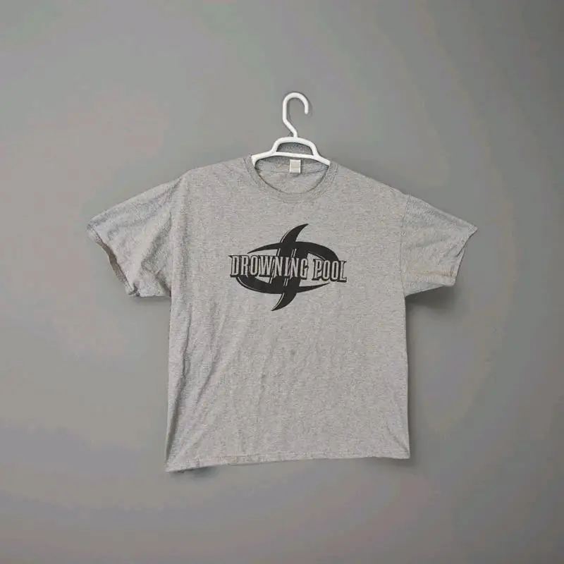 Drowning Pool T Shirt Mens Extra Large XL Y2k Bodies Hit The Floor Band Vintage