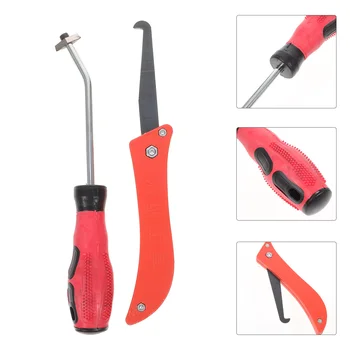 2 ชิ้นตะเข็บทําความสะอาดชุดเครื่องมือกาว Grout Removal Sealant Remover ทําความสะอาด Scraper กระเบื้องชุด