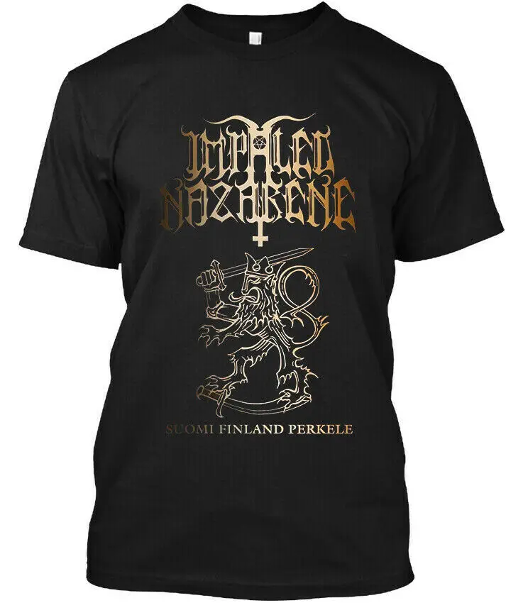 Limited New Impaled Nazarene Suomi Finland Perkele Metal Rock Band T-Shirt S-3XL