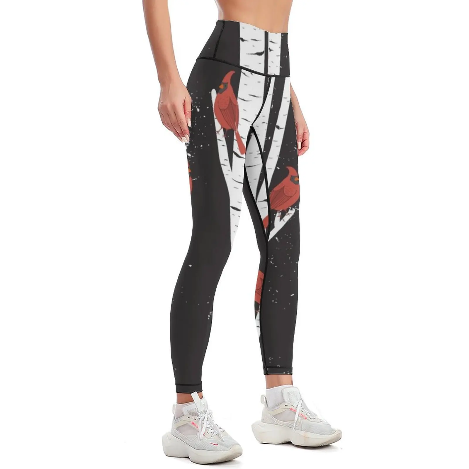 Northern Cardinal Birds Leggings Sweatpants sportswear woman gym 2024 active wear for fitness Womens Leggings