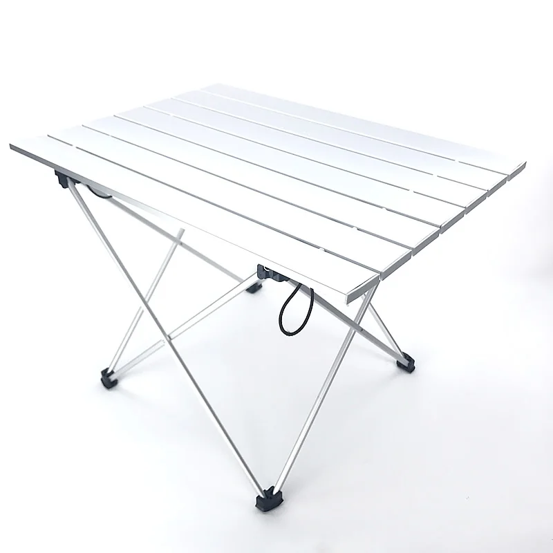 

Protable Aluminum Alloy Portable Folding Camping Table Multifunctional Foldable Outdoor Dinner Table BBQ Desk for Hiking Picnic