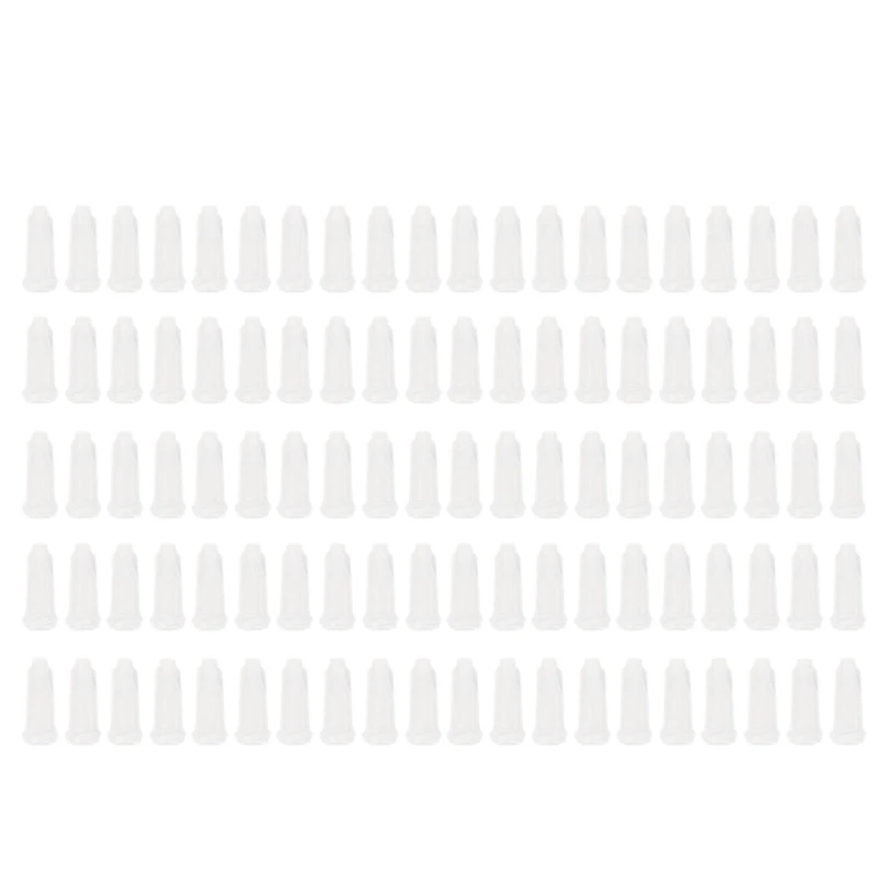 Pack of 100 Threaded Dispenser Caps Workshop Plugs For Precise Glues Control