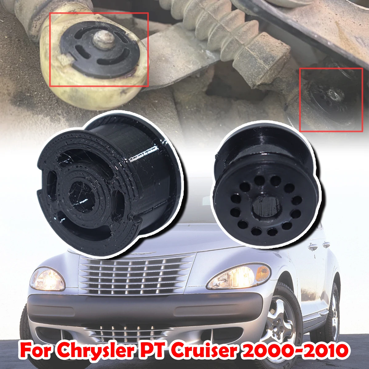 

2pc Manual 5SP Gear Selector Linkage Grommet For Chrysler PT Cruiser Smooth Shifting Upgrade Shift Cable Bushing Kit Replacement
