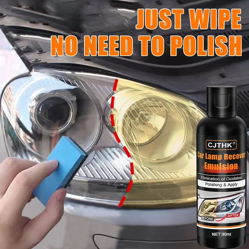 Headlight Restoration Kit Scratch Remover Remove Oxidation Headlamp Refurbish Paste Car Light Polishing Repair Tool