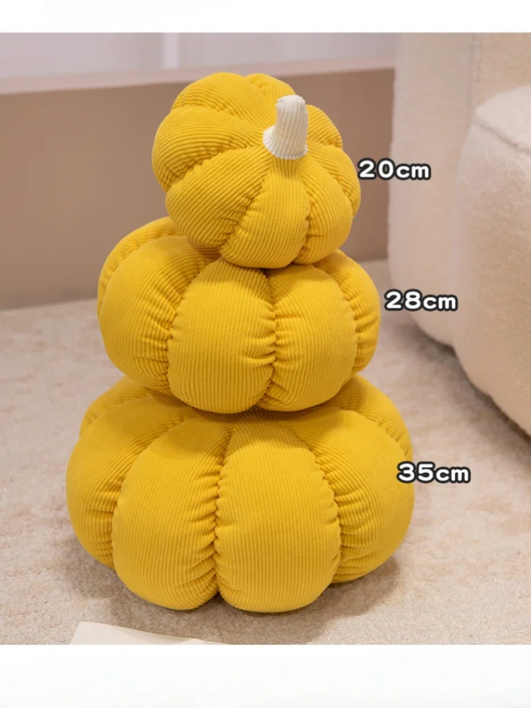 Jouet en peluche de citrouille simulée, dossier de siège de bureau, oreiller de couchage, décoration de maison, accessoires Photo, cadeaux d'anniversaire