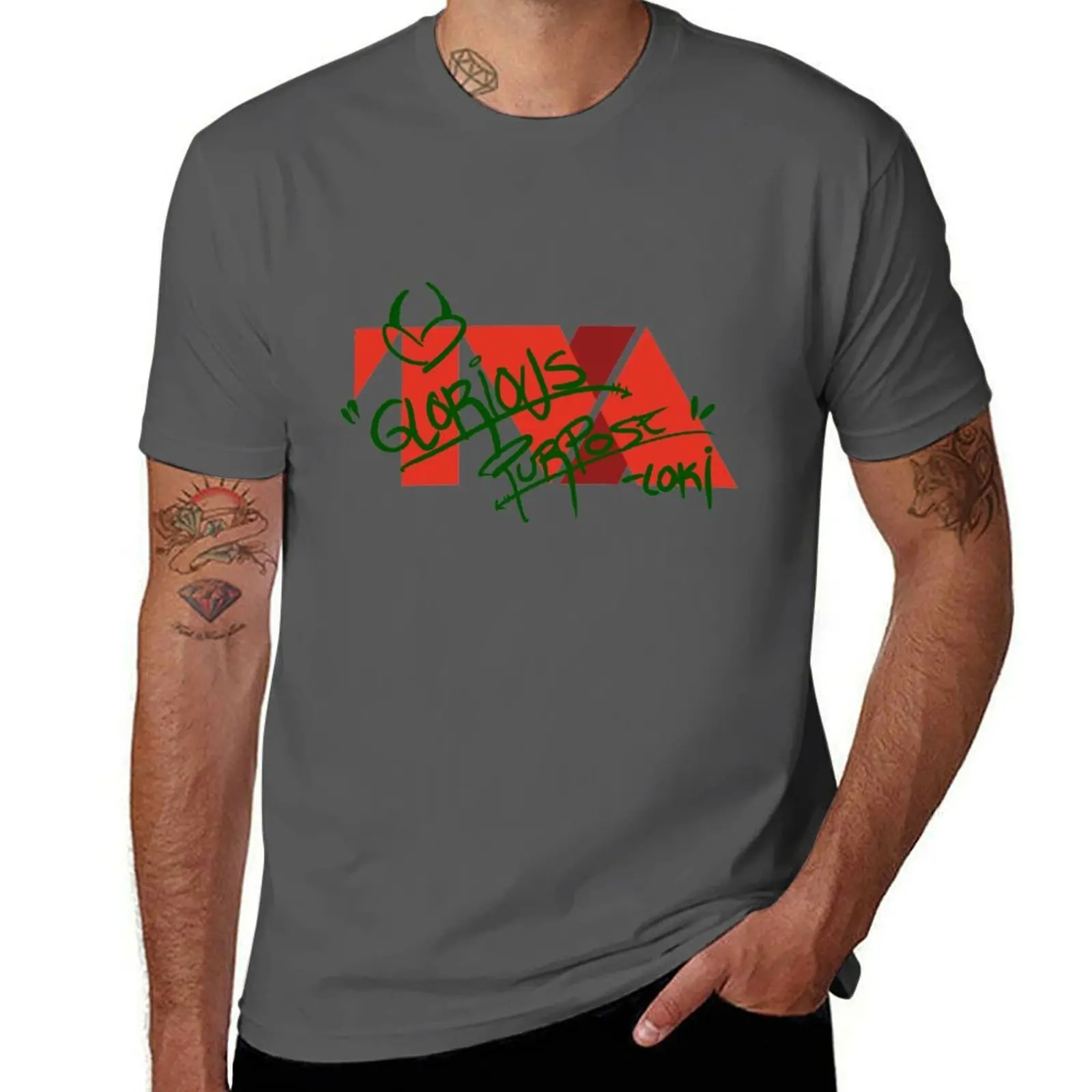 

Graffiti at the TVA T-Shirt Simple Casual Short Sleeve Cotton T-Shirt