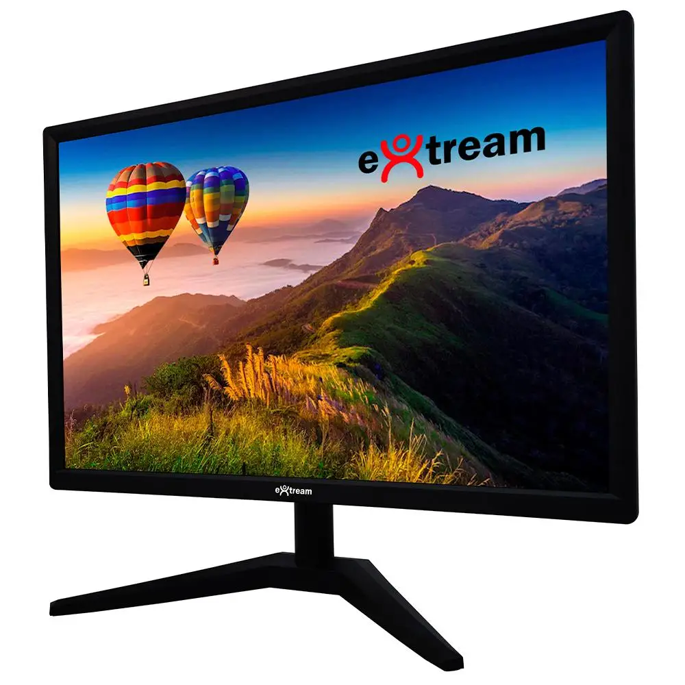 Extream Monitor 19 "LED HD 5Ms HDMI VGA VESA Angulo Adjustment