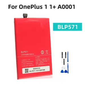 Bilashmart BackShell Replacement 3100mAh BLP571 Phone Battery OnePlus 1 1+ A0001 Cell Mobile Phone + Free Tools