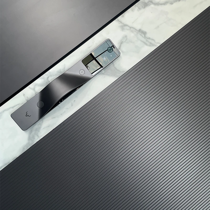 Portas francesas Entrada principal Segurança externa com portas externas com Smart