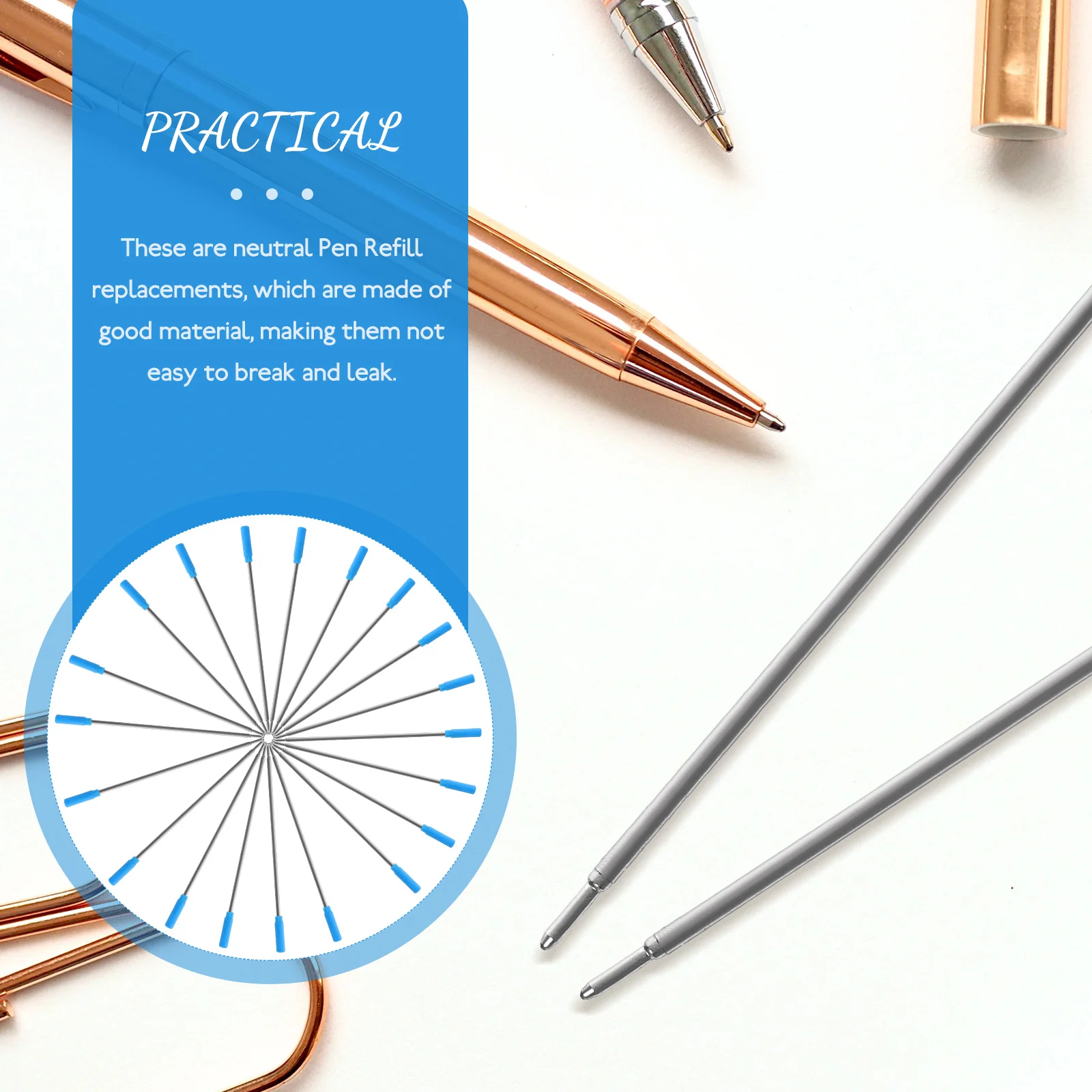 

20 шт. сменные стержни для ручек, черные шариковые гелевые чернила, тонкая точка, удобная замена для письма для студентов, офиса