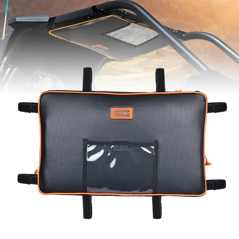 UTV 1680D RZR RS1 Waterproof Overhead Storage Bag Map Bag Car Organizer Accessories Fits For Polaris RZR RS1 2018 2019 2020 2021