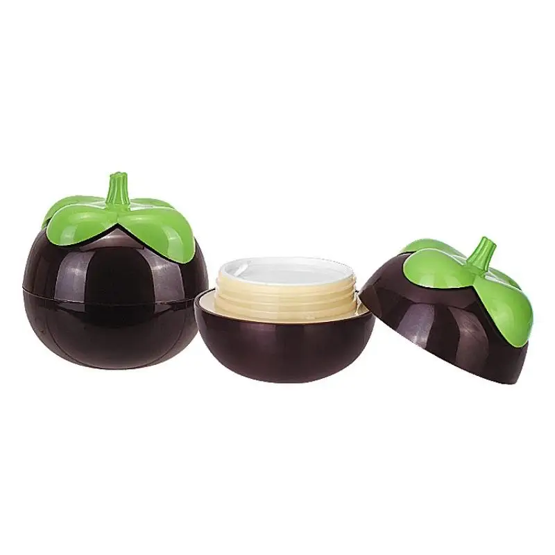 1 Stück Fruchtserie-Packung Kirsch-, Pfirsich- und Blaubeerform Kunststoff-Kosmetikbehälter Kleiner Lippenbalsam-Behälter Probenfläschchen Cremetiegel – Detail 16
