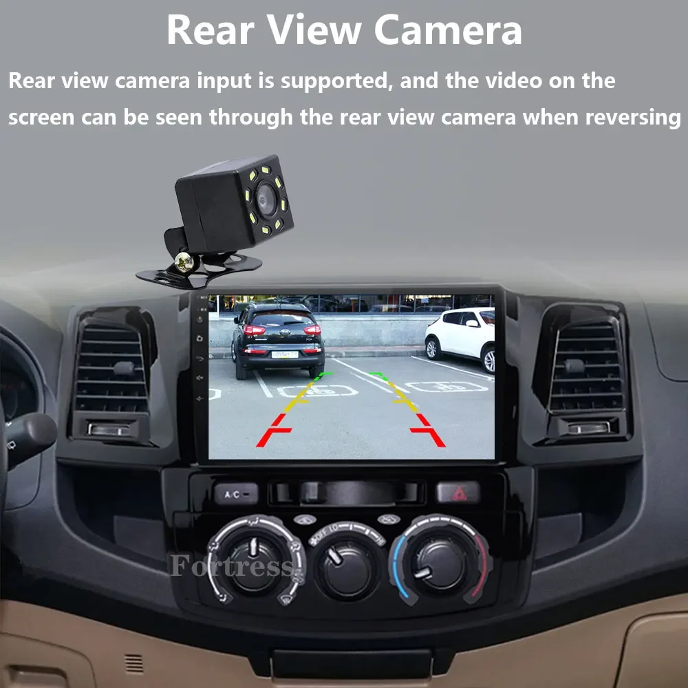 أندرويد 16 Carplay السيارات لتويوتا فورتشنر هايلكس MT 2007 2008 2012 2014 2015 الوسائط المتعددة راديو السيارة لاعب DSP فيديو WIFI + 4G SIM